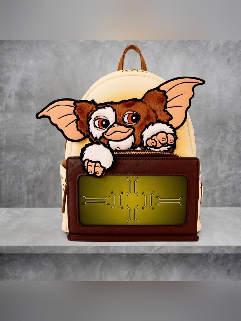 Loungefly Gremlins 40th Anniversary Gizmo Mogwai Box Backpack 🤎